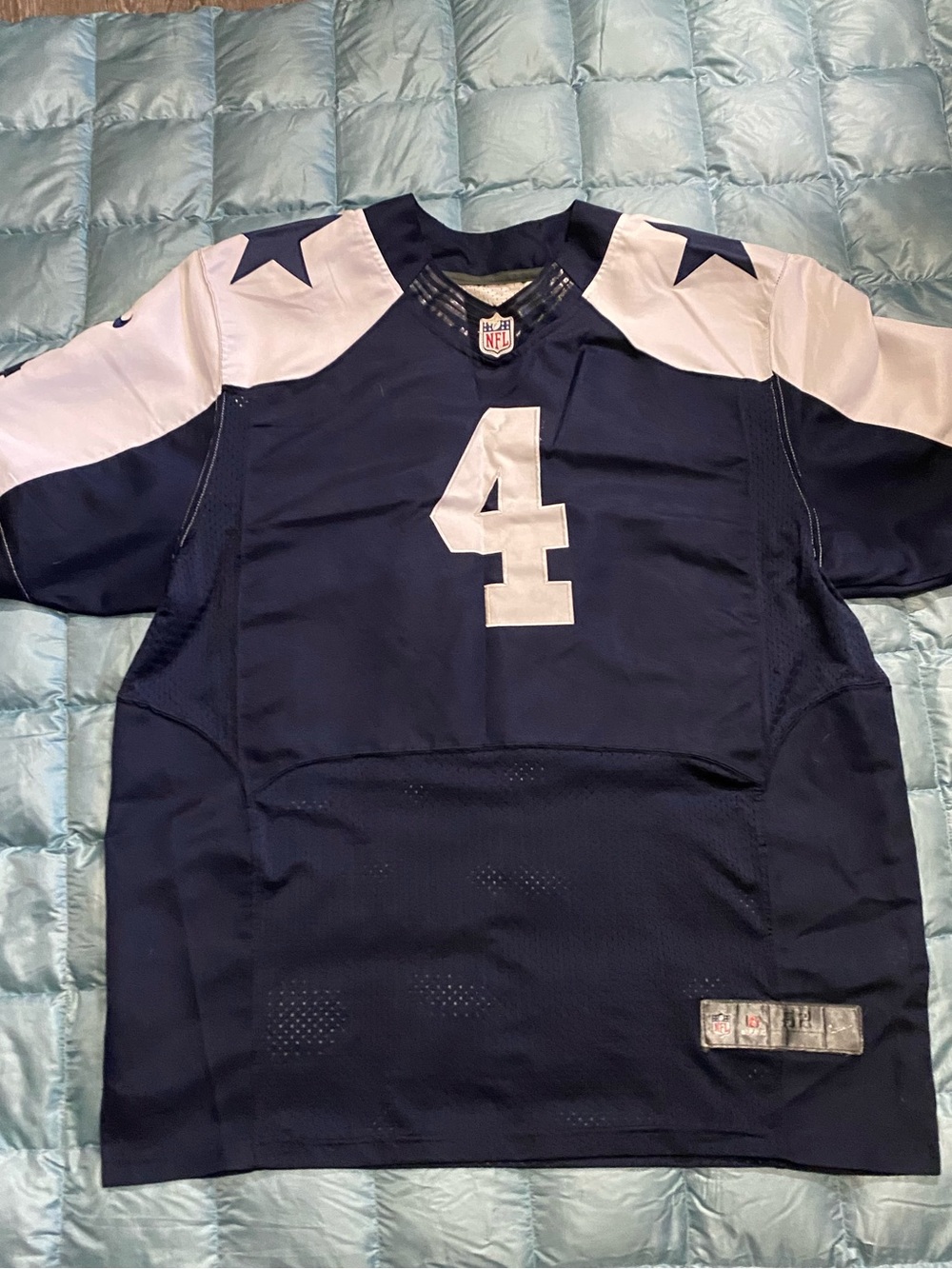 Men’s Nike Dallas Cowboys Navy and Black NFL Jersey Sz 52 Retail $250